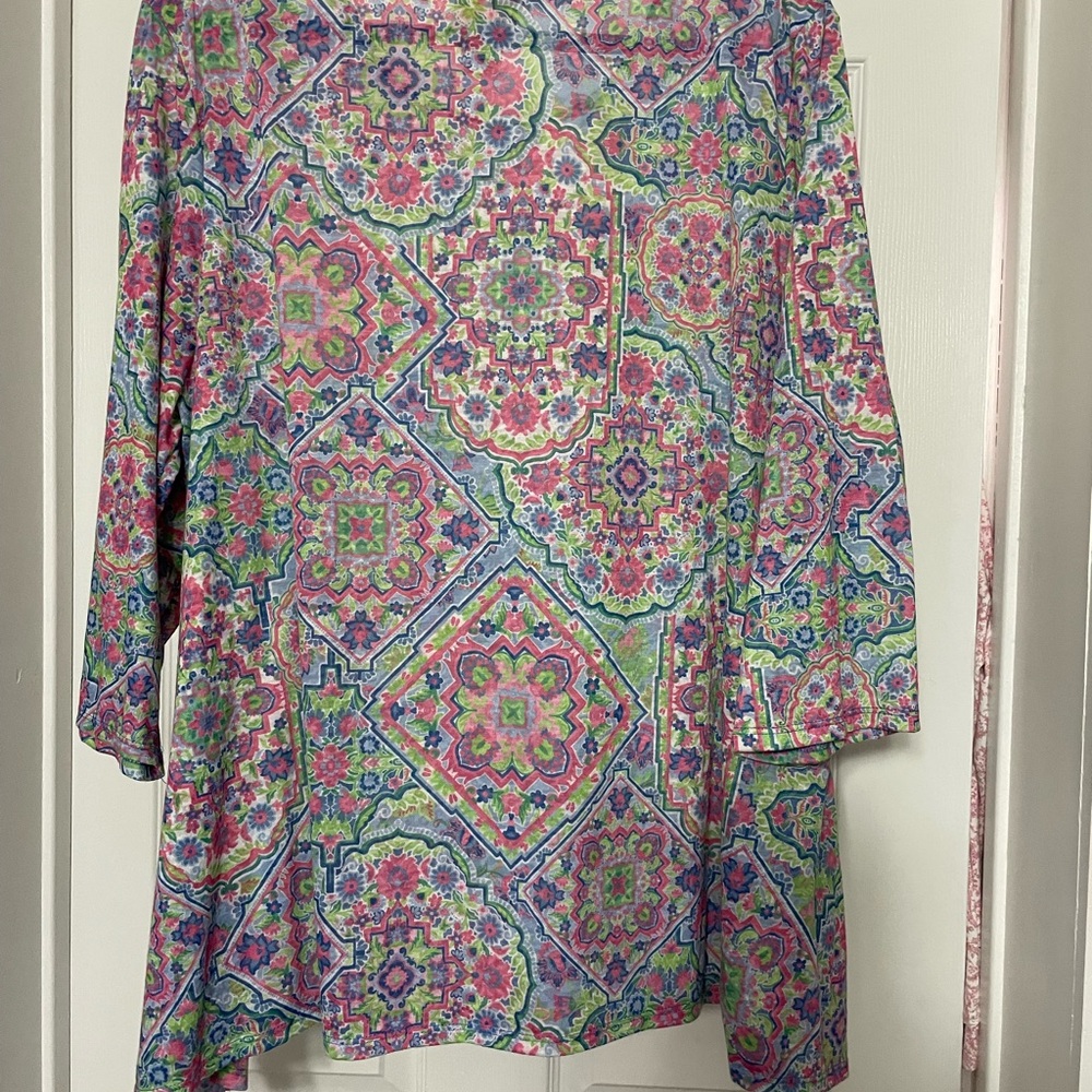 Ruby Rd. Top/Tunic 3X. EUC - Picture 5 of 9
